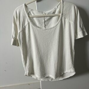 Lucky Brand Scoop Neck Raglan Tee